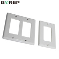 YGC-008 Placa de pared coaxial decorativa eléctrica plástica en blanco